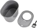 Large Cat Litter Box with High Sides — Color: Grey / Style: Top Entry