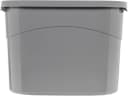 Large Cat Litter Box with High Sides — Color: Grey / Style: Top Entry