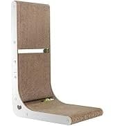 3-Pack Cardboard Cat Scratcher for Indoor Cats — 23 Inch L Shaped Vertical Cat Scratching Post — collection imagery