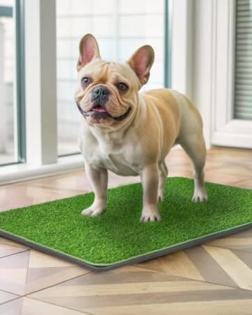 Cat Litter Mat 47" x 35" XL — Washable Urine-Proof Non-Slip Gray — collection imagery