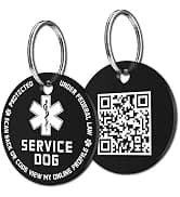 QR Code Pet ID | Personalized Dog and Cat Collar Tag | Online Profile with Instant Scanned Location Alert Email — collection imagery