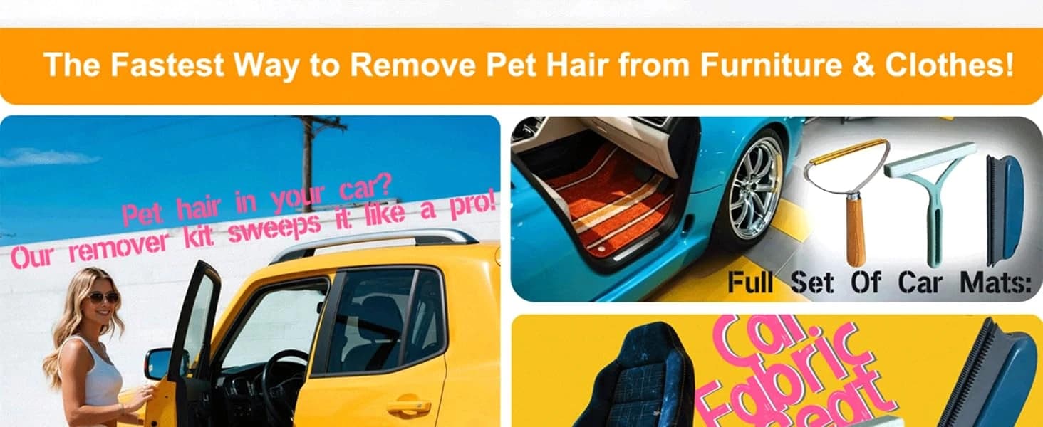 Pet Hair Remover 2nd Gen (3 Pack) - Reusable Lint Removal Tool for Couch — product details