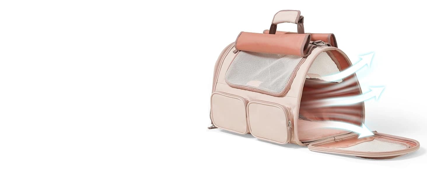 Cat Carrier — Airline Approved Dog Carrier with Rollable Cover — collection imagery