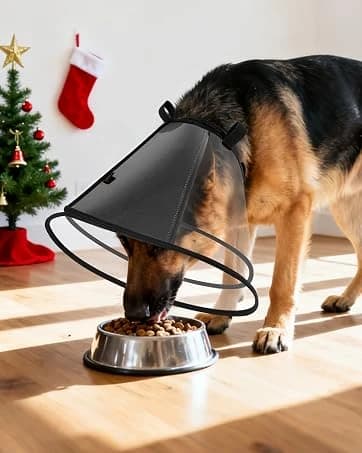 Dog Cone to Stop Licking — Clear Recovery Collar with Detachable Zipper — collection imagery