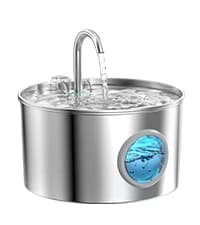 Cat Water Fountain Stainless Steel: 74oz/2.2L Cat Fountain for Drinking — collection imagery