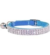 Leather Cat Collar with Bell Breakaway- Adjustable — collection imagery