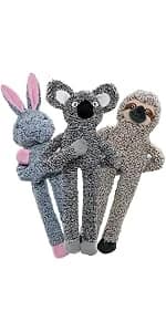 Funny Plush Dog Chew Toys — Squeaky Dog Toys — product details