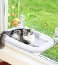 Foldable Cat Hammock for Window (White Bolster Bed — collection imagery