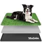 Cat Litter Mat 47" x 35" XL — Washable Urine-Proof Non-Slip Gray — collection imagery