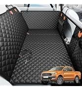 Dog Car Seat Cover for Back Seat — Hard Bottom Hammock Hold 400lbs For Cars — collection imagery