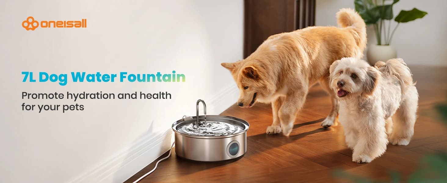 7L/230oz Dog Water Fountain for Multi-pet Household — product details