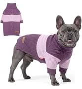 Dog Sweater for Small Dogs Turtleneck Thick Knit Pullover — collection imagery