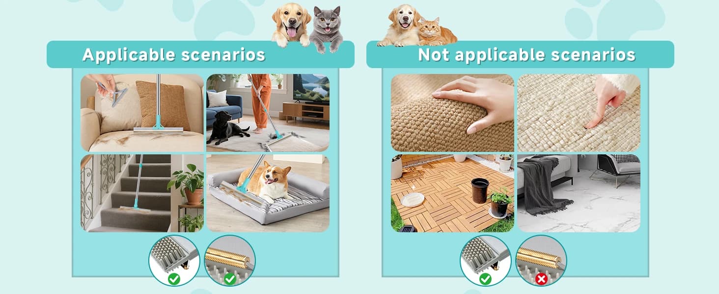Carpet Rake for Pet Hair Removal Tool — product details