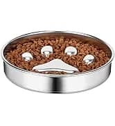 Slow Feeder Dog Bowl Stainless Steel — Metal Non-Slip Dog Food Bowls — collection imagery