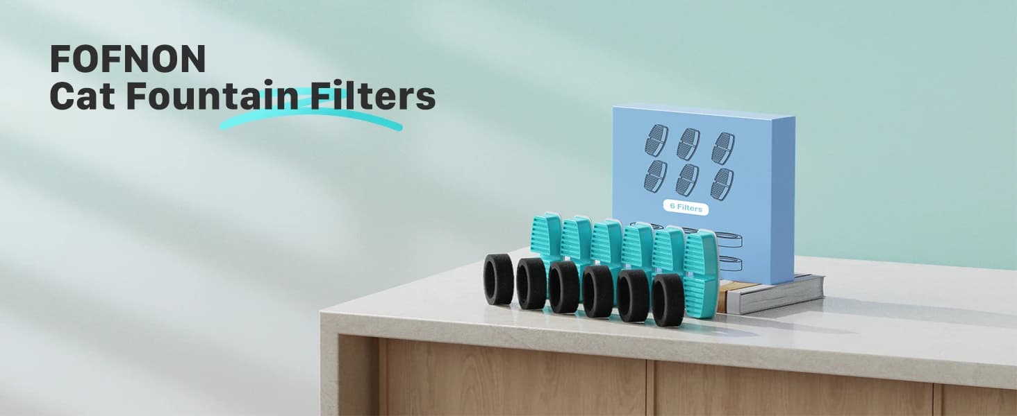 Cat Water Fountain Filters — 12 Cat Fountain Replacement Filter — product details