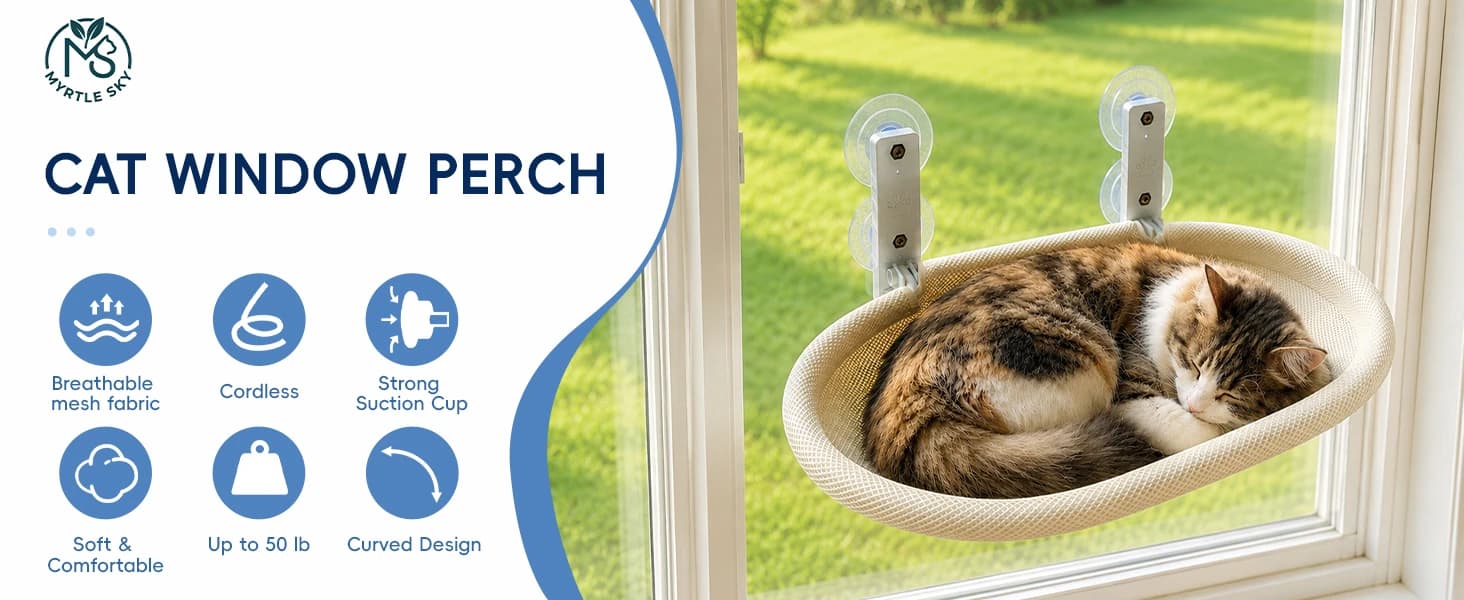 Cat Window Perch for Narrow Windows — product details