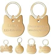 Personalized Brass Dog Tag — Custom Engraved Pet ID Tag — collection imagery