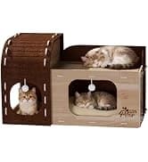 Cat Tunnels for Indoor Cats with Cube Tent Toys Combo — collection imagery