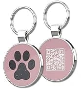 QR Code Pet ID | Personalized Dog and Cat Collar Tag | Online Profile with Instant Scanned Location Alert Email — collection imagery