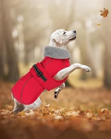 Dog Winter Coat with Harness — collection imagery