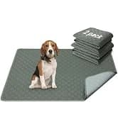 Premium Washable Pee Pads for Dogs 2 Pack Super Absorbent 100% Waterproof Reusable Non-Slip Quilted Puppy — collection imagery