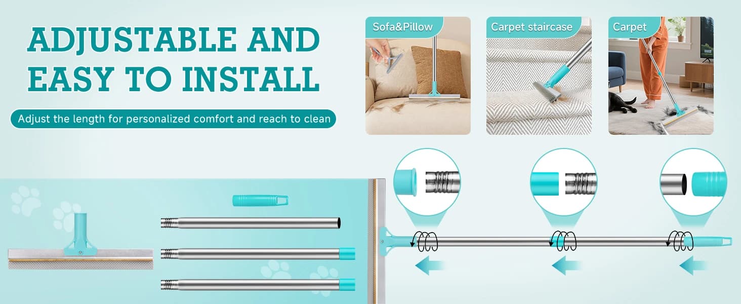 Carpet Rake for Pet Hair Removal Tool — product details