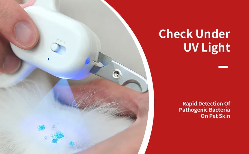 Cat Nail Clipper with LED Light — product details