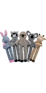 Funny Plush Dog Chew Toys — Squeaky Dog Toys — product details