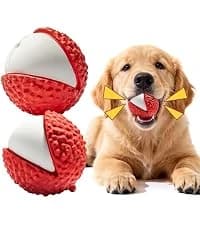 Dog Chew Toys for Aggressive Chewers — Rubber Squeaky Dog Toys — collection imagery