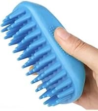 Silicone Pet Grooming Gloves Dog Washing Gloves for Bathing Massaging — collection imagery