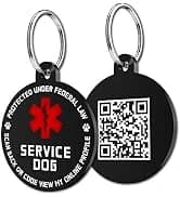 QR Code Pet ID | Personalized Dog and Cat Collar Tag | Online Profile with Instant Scanned Location Alert Email — collection imagery