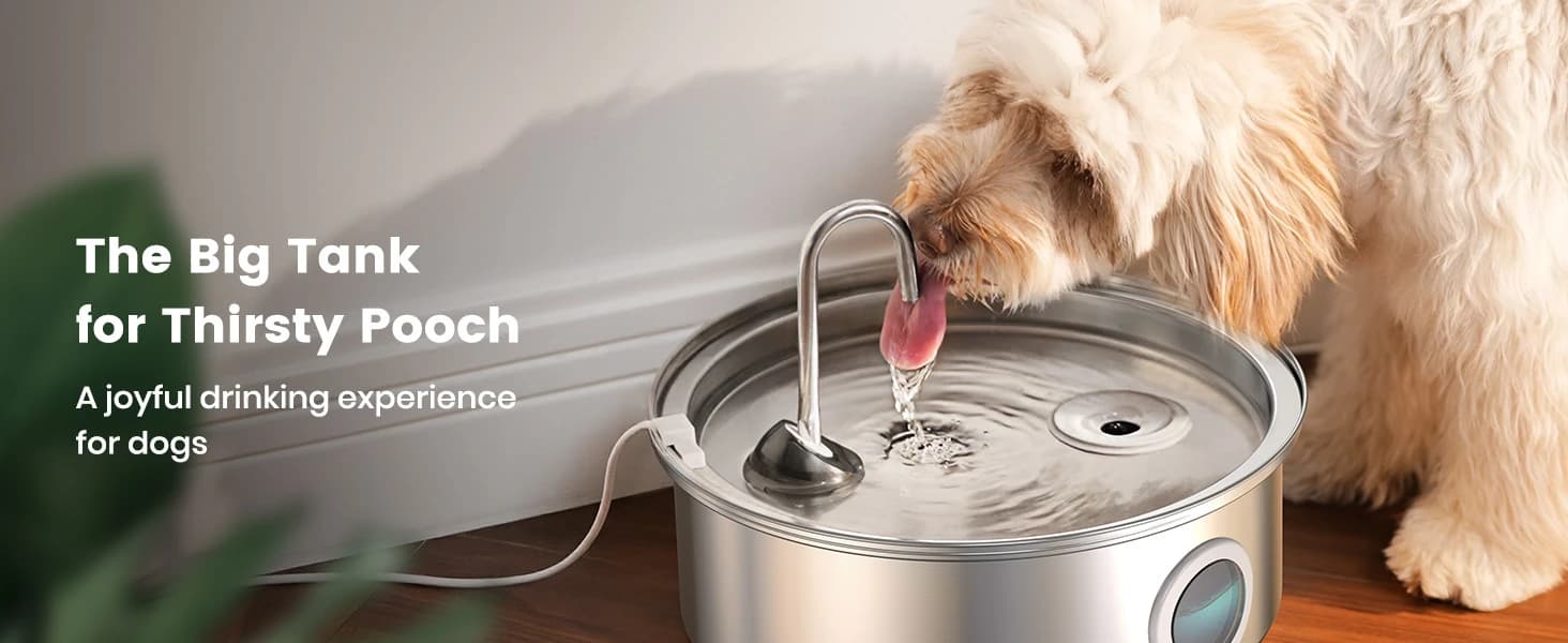 7L/230oz Dog Water Fountain for Multi-pet Household — product details