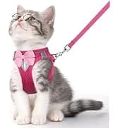 Cat Harness and Leash Set — Escape Proof Soft Vest Walk Pink XS — collection imagery