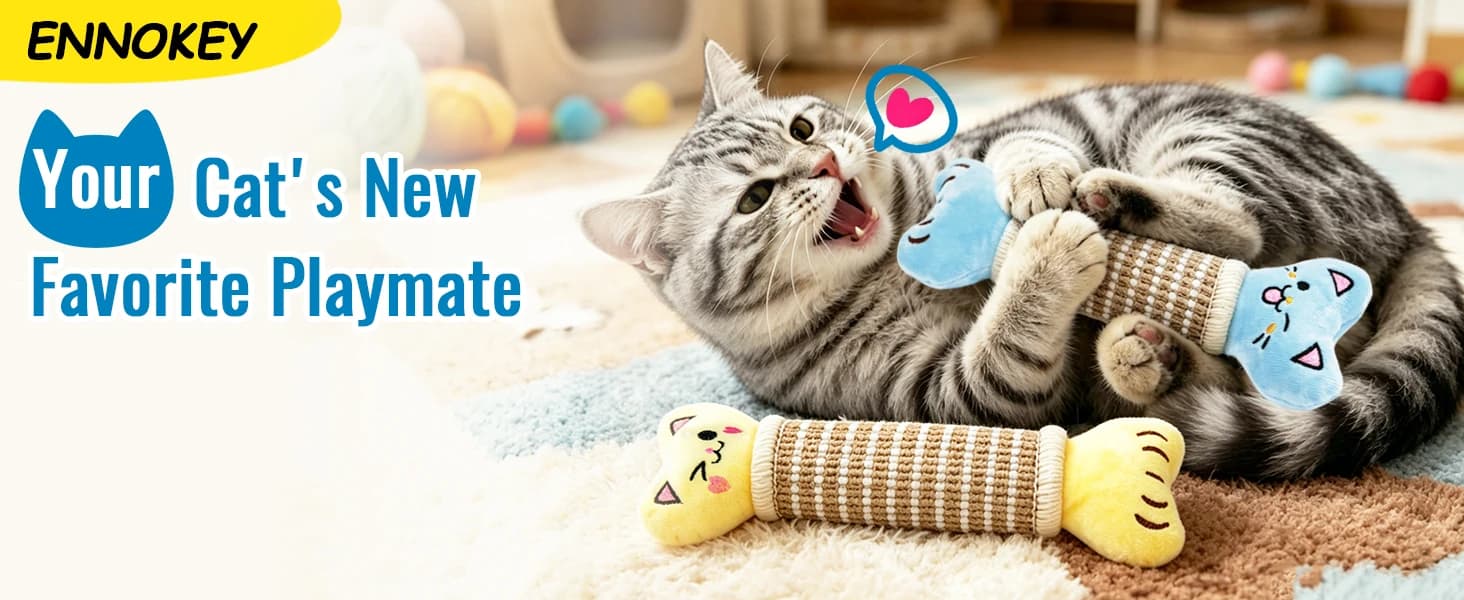 Catnip Cat Toys Pillows for Indoor Kittens Kicker Chew — 9.45 Inches — product details