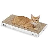 3-Pack Cardboard Cat Scratcher for Indoor Cats — 23 Inch L Shaped Vertical Cat Scratching Post — collection imagery