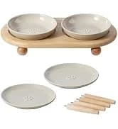 Ceramic Slow Feeder Bowls for Dogs — 8.3 in Slow Feeder for Medium Breed — collection imagery