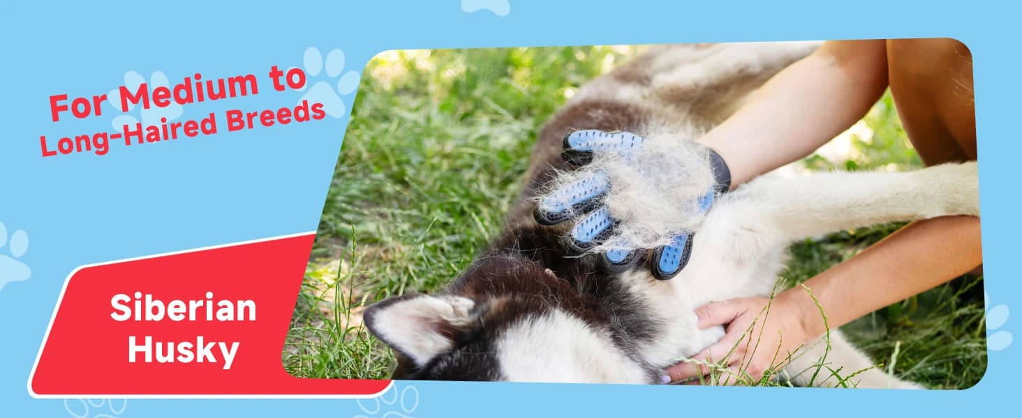 Pet Hair Removal Glove for Dogs and Cats — product details