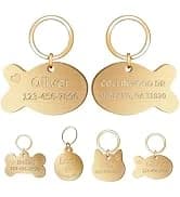 Personalized Brass Dog Tag — Custom Engraved Pet ID Tag — collection imagery