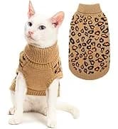 Cable Knit Turtleneck Dog Sweater with Leash Opening — collection imagery