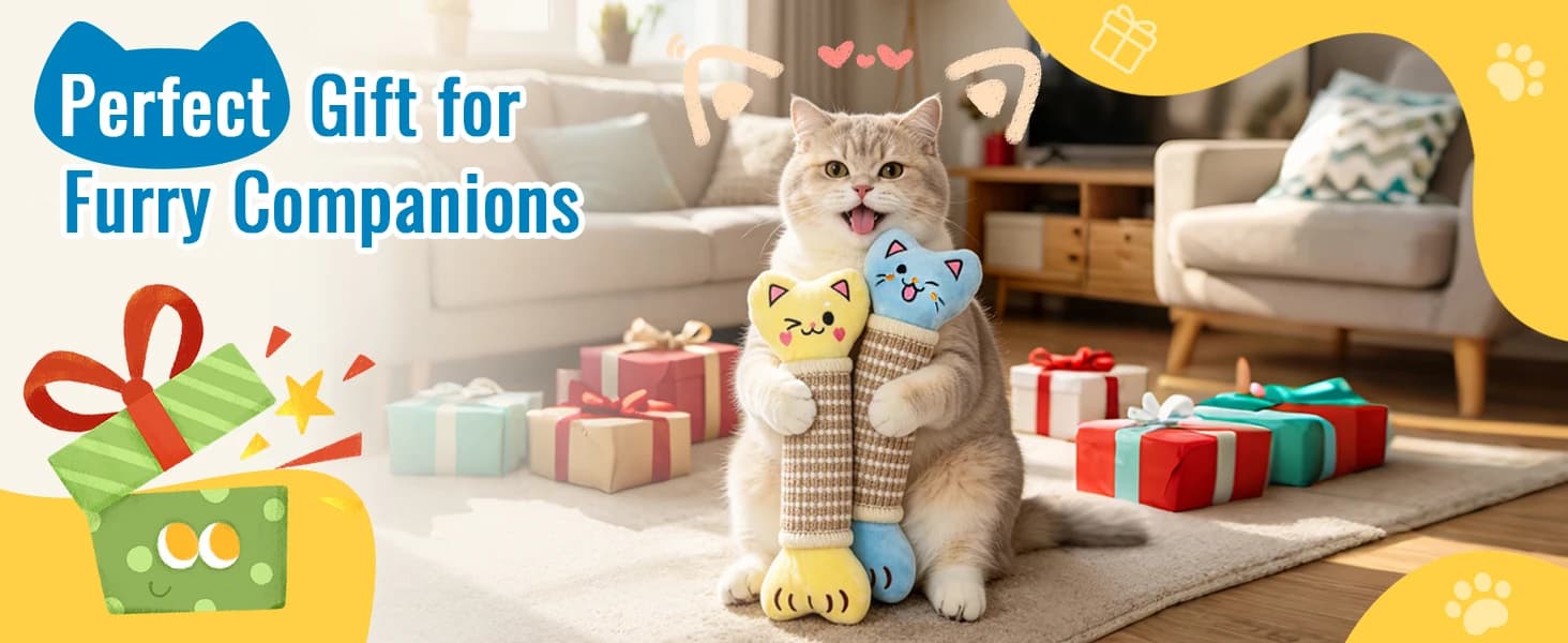 Catnip Cat Toys Pillows for Indoor Kittens Kicker Chew — 9.45 Inches — product details
