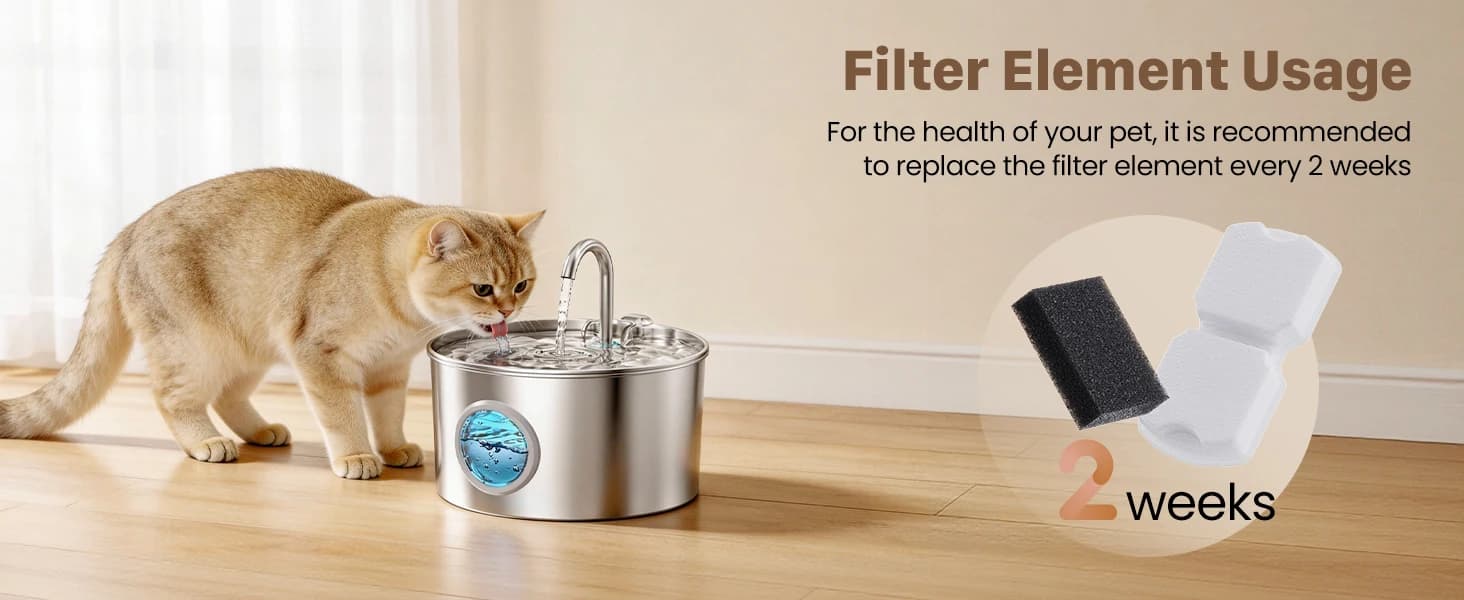 Cat Water Fountain Filter — 24 Cat Fountain Filter Replacement — product details