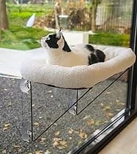 Foldable Cat Hammock for Window (White Bolster Bed — collection imagery