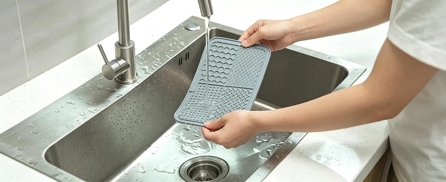 Lick Mat for Dogs and Cats — Slow Feeder Lick Pads for Boredom — Easy To Clean