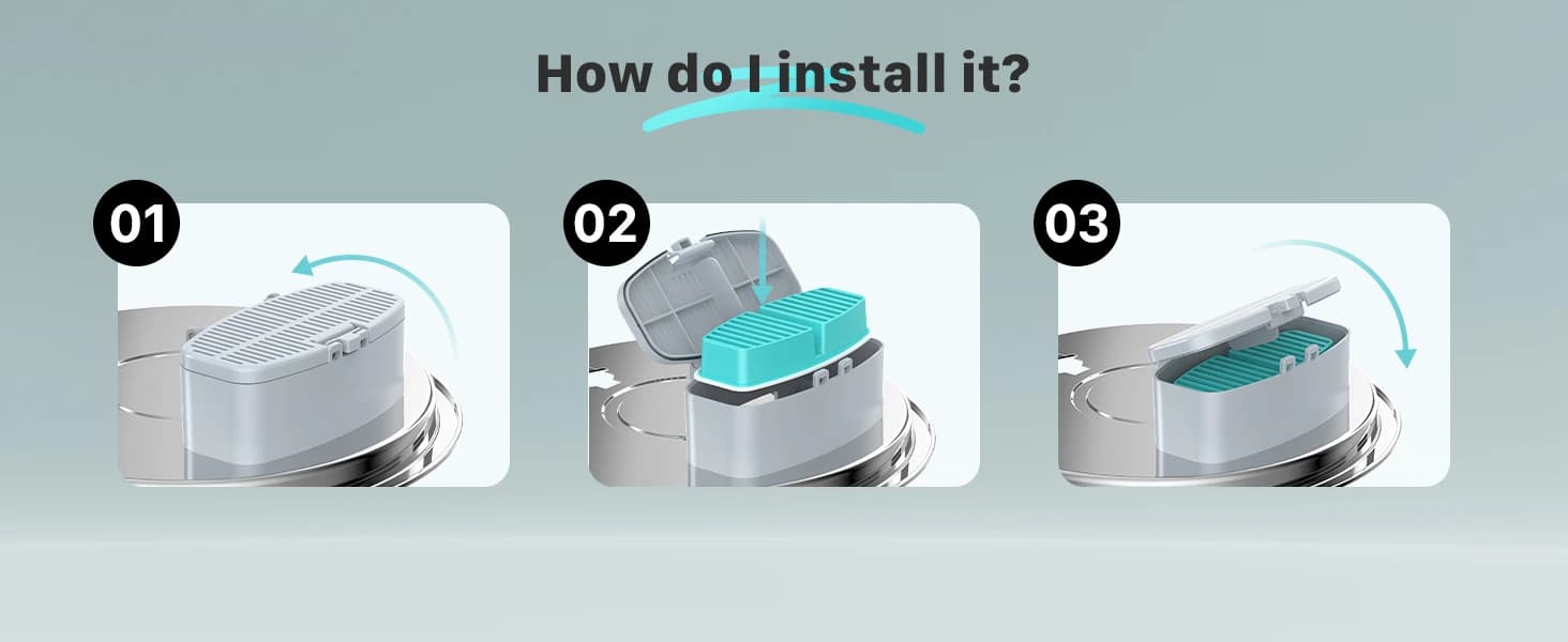 Cat Water Fountain Filters — 12 Cat Fountain Replacement Filter — product details