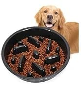 Slow Feeder Dog Bowls for Large Medium Dog Non Slip Maze Puzzle Bowl Pet Slower Food Feeding Dishes Interactive — collection imagery