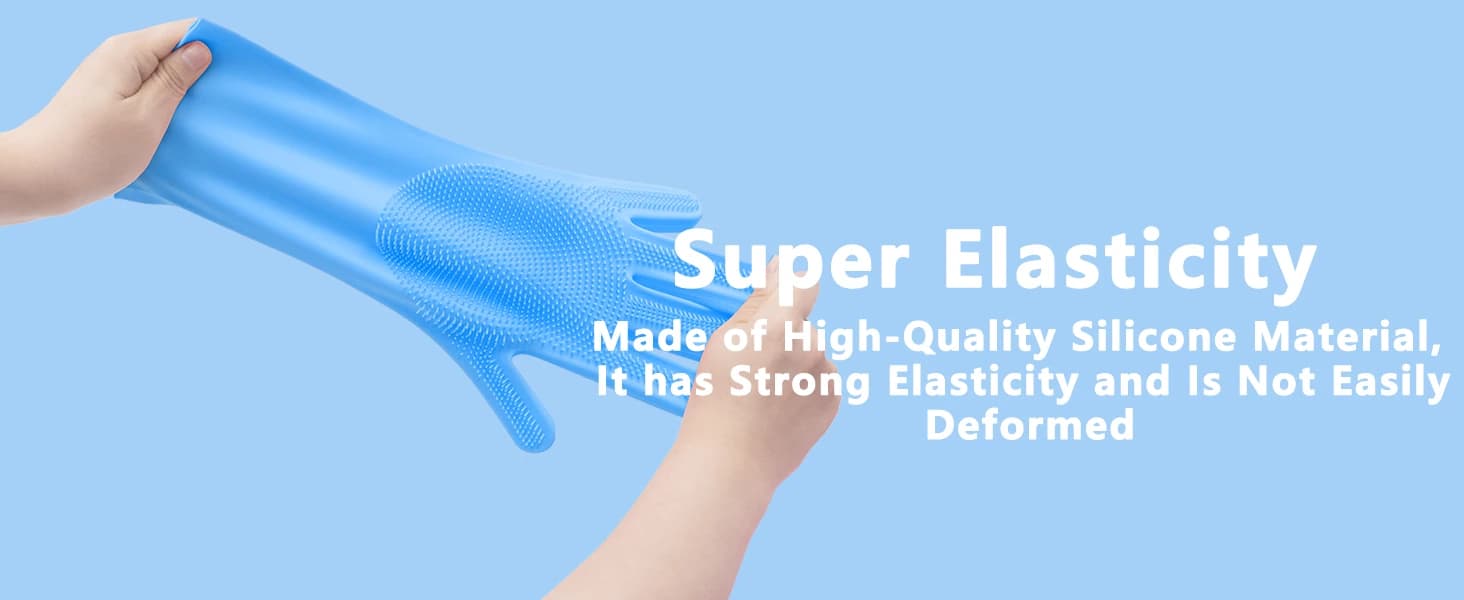 Pet Grooming Gloves—Dog Washing Gloves with High-Density Teeth — product details