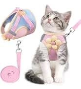 Cat Harness and Leash Set — Escape Proof Soft Vest Walk Pink XS — collection imagery