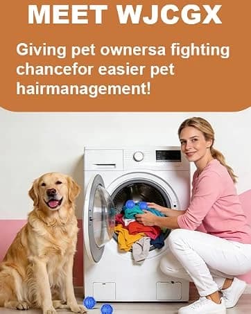 Pet Hair Remover for Laundry — Reusable Hair Catcher Balls for Pet Homes — collection imagery