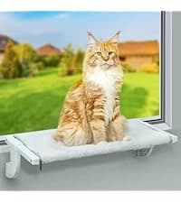 Foldable Cat Window Perch — Large Suction Cup Kitty Hammock — collection imagery