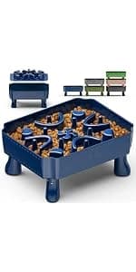 Slow Feeder Dog Bowl — Anti-Chocking Slower Feeding Pet Puzzle Bowls — product details